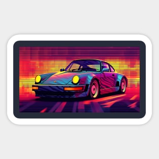 Porsche Pop Art Sticker